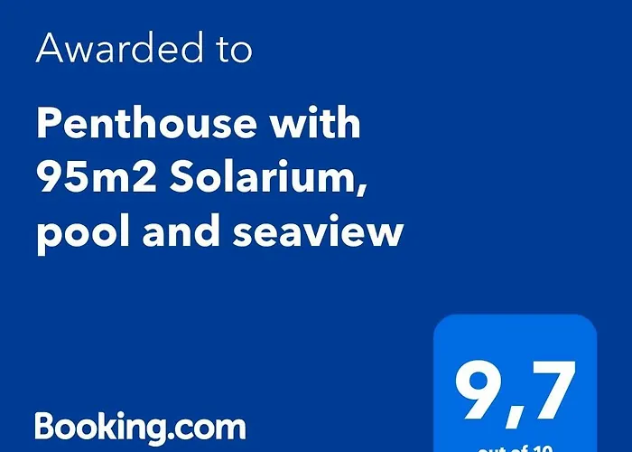 Penthouse With 95M2 Solarium, Pool And Seaview Thehavenescape