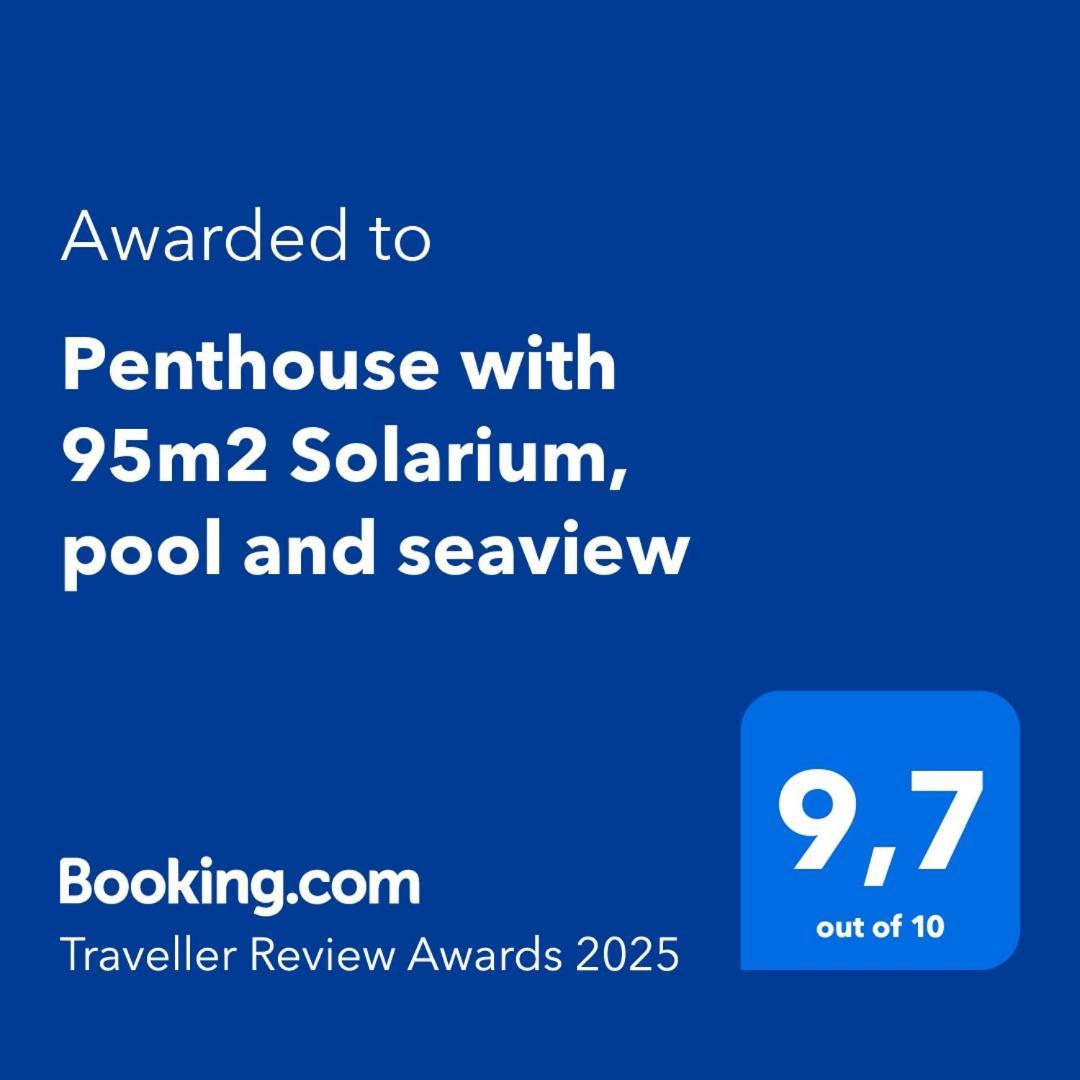 Appartement Penthouse With 95m2 Solarium, Pool And Seaview Thehavenescape *